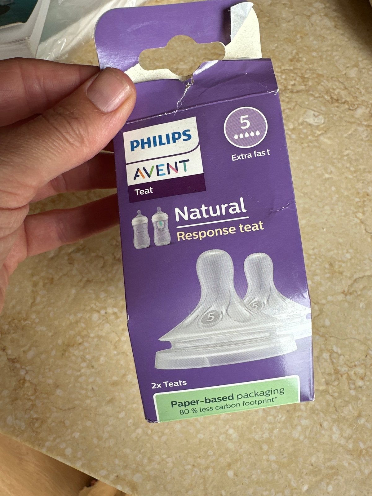 Philips Avent Natural Response Speen - Extra snel (5), Ophalen of Verzenden, Nieuw, Speen, Philips Avent