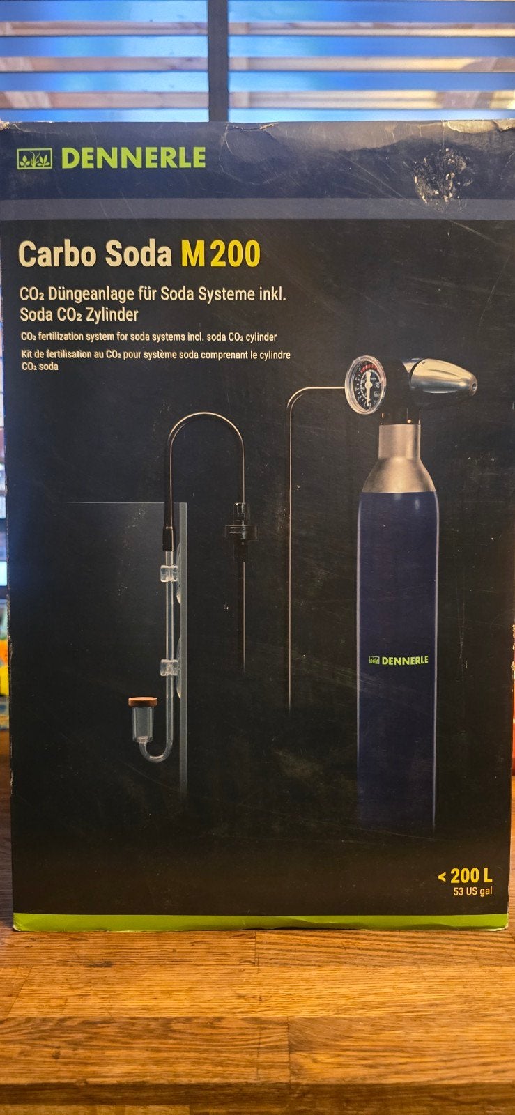 Dennerle CO2 Carbo Soda M200 tot 200 liter NIEUW, Nieuw, Inclusief toebehoren, CO₂-systeem, Dennerle