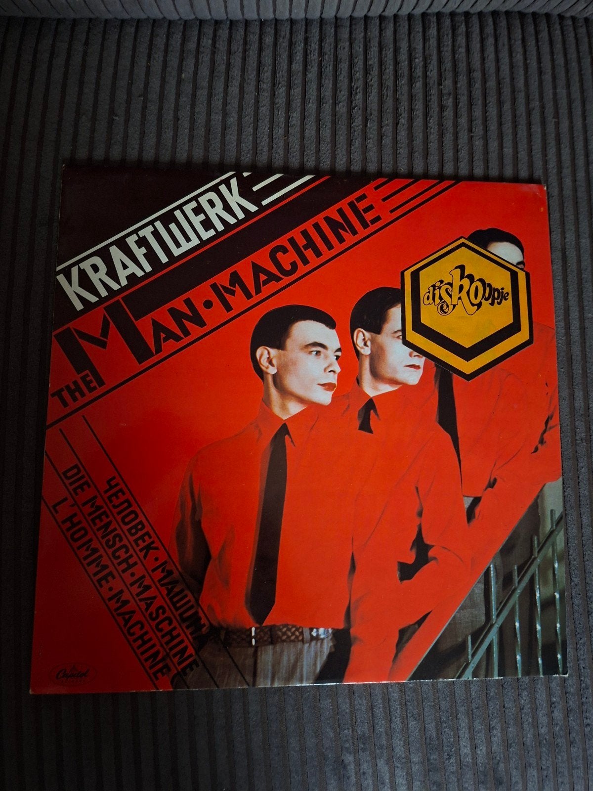 Kraftwerk - The Man-Machine (LP), Ophalen, Gebruikt, Originele persing, 1970 - 1979