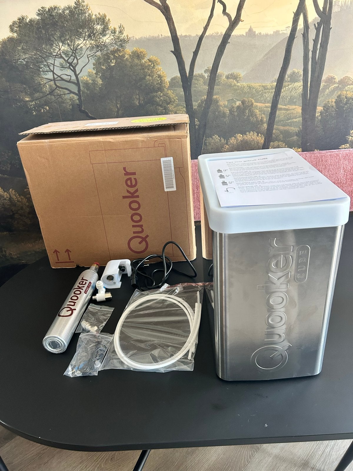 Quooker CUBE - Bruisend en Gekoeld Water Systeem, 2 liter of meer, Ophalen of Verzenden, Nieuw, Rvs