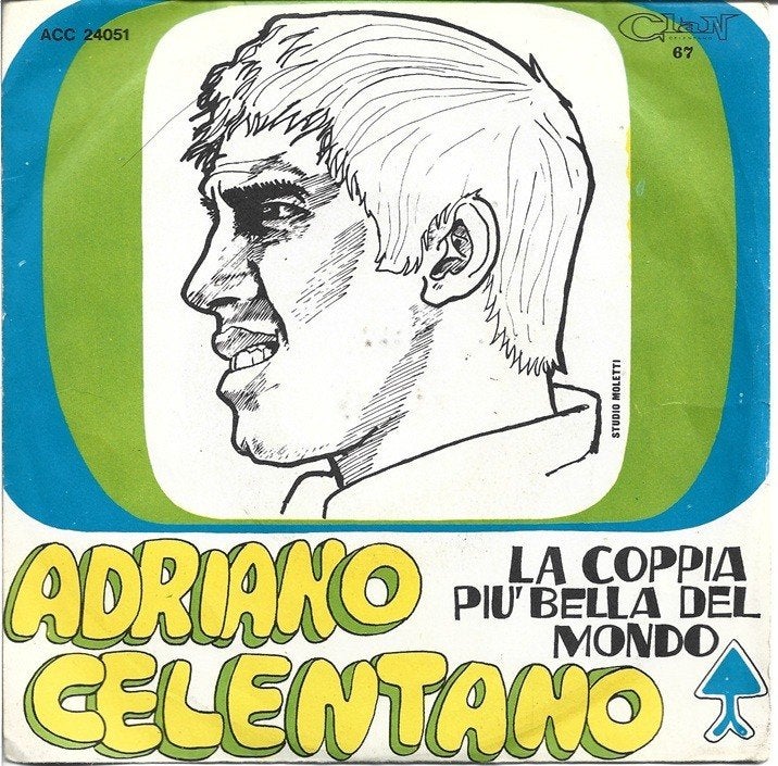 Adriano Celentano - La Coppia Più Bella Del Mondo, Gebruikt, Verzenden, 7 inch, Pop