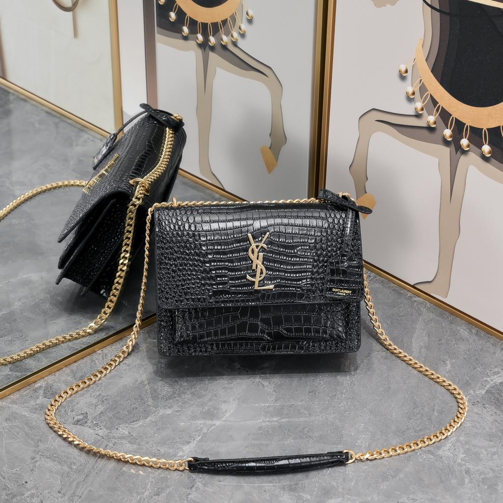 Ysl tas handtas bag crossbody, Ophalen of Verzenden, Zo goed als nieuw, Zwart, Handtas