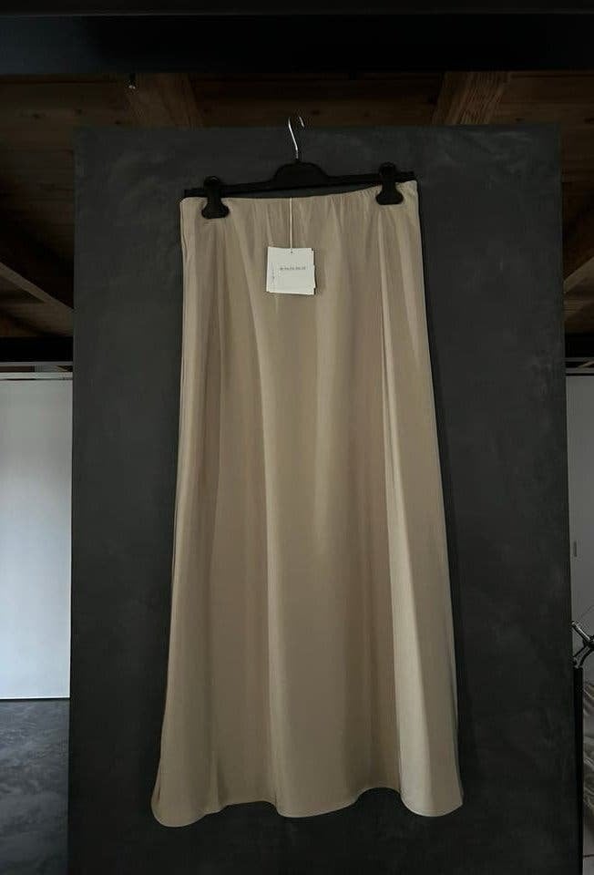 By Marlene Birger Boshan satin midi skirt/rok 38 NP 249,00 €, Maat 38/40 (M), Overige kleuren, Nieuw, Ophalen of Verzenden