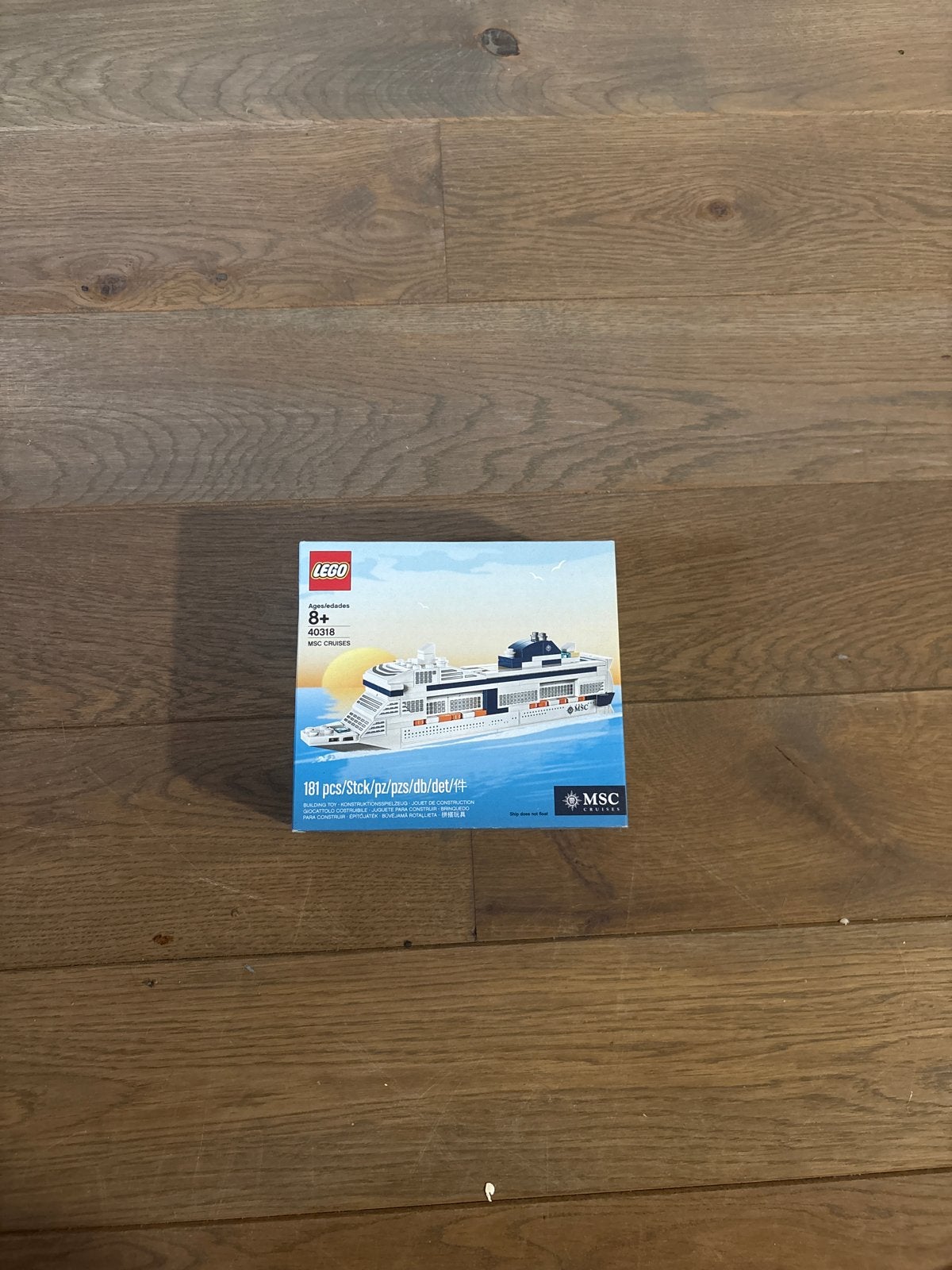 Lego 40318 MSC Cruises schip nieuw in doos, Overige thema's, Lego, Nieuw, Ophalen of Verzenden
