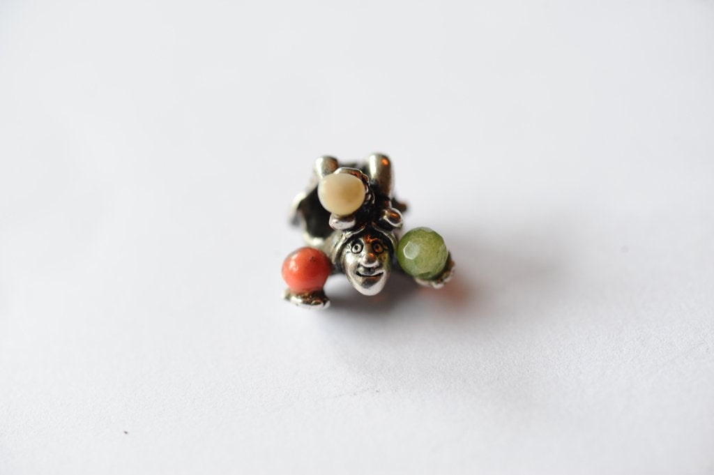 Zeldzame Trollbeads. "jugler" Voorzien van alle merken., Ophalen, Zo goed als nieuw, Met bedels of kralen, Zilver