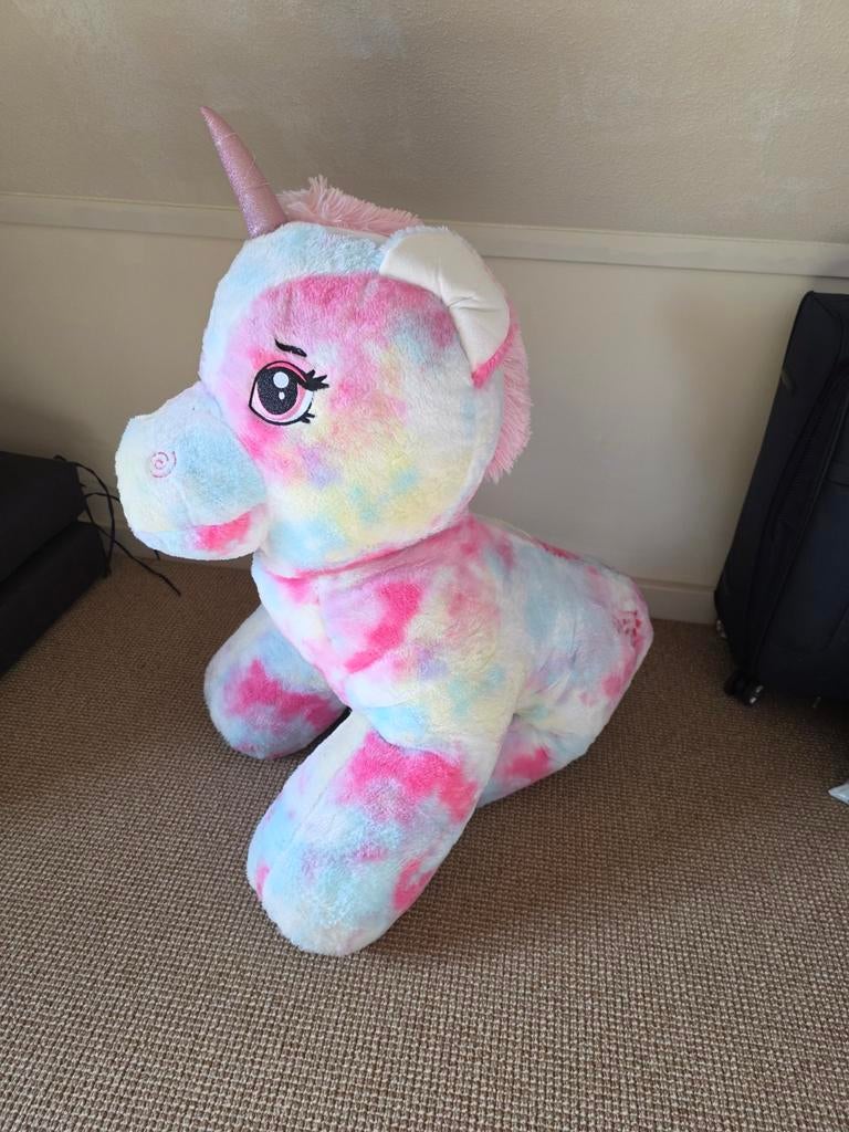 Grote eenhoorn knuffel - 95 cm, Kinderen en Baby's, Speelgoed | Knuffels en Pluche, Ophalen of Verzenden, Zo goed als nieuw, Overige typen