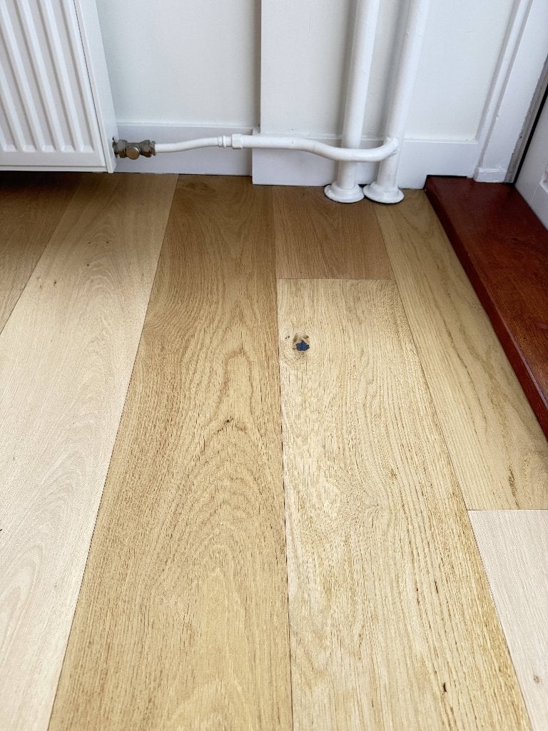 Lamelparket eiken met ultra matte SKYLT lak, Crème, Nieuw, 10 tot 25 m², Ophalen