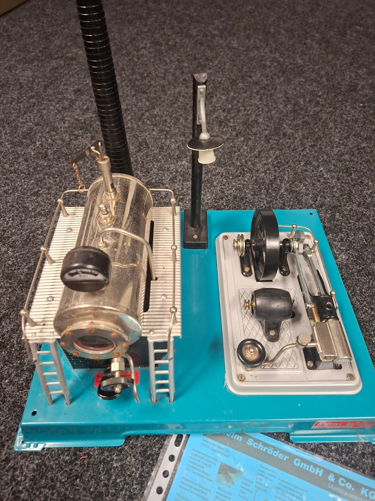Wilesco D18 Stoommachine met toebehoren, Hobby en Vrije tijd, Ophalen of Verzenden, Zo goed als nieuw, Groter dan 1:32