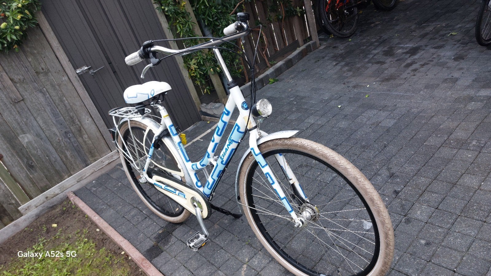 Giant damesfiets - Blauw/Wit - Gebruikt, Ophalen of Verzenden, Gebruikt