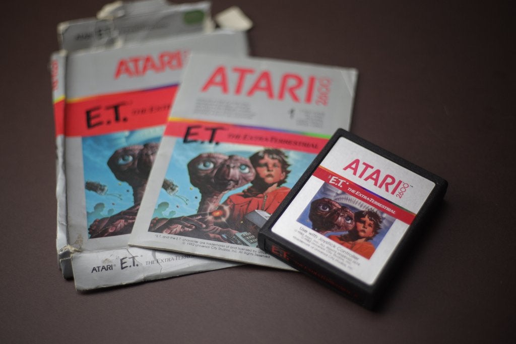 ET - E.T. The Extra Terrestrial (1982) voor Atari 2600, Spelcomputers en Games, Games | Atari, Gebruikt, Atari 2600, Avontuur en Actie
