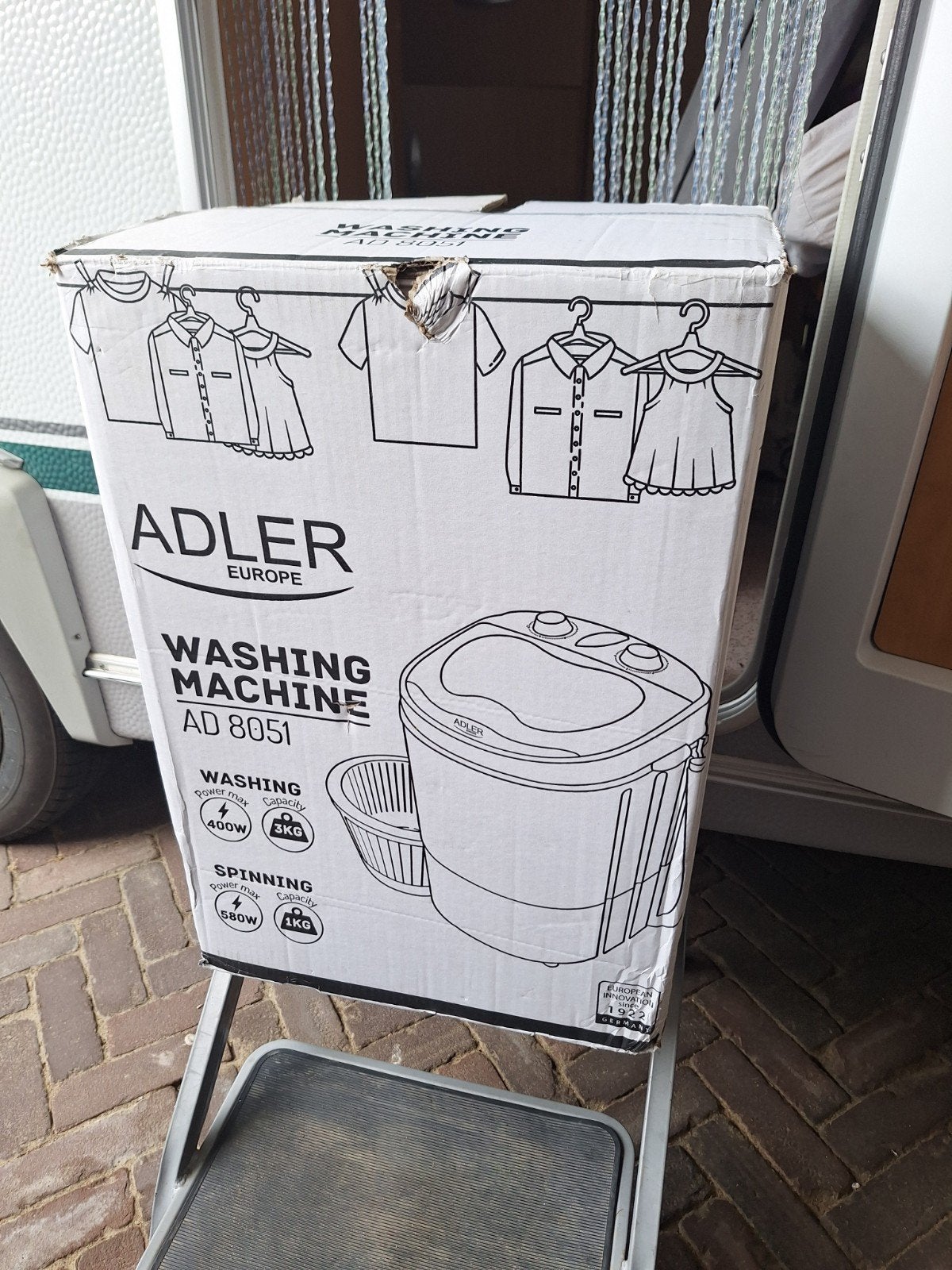 Wasmachine voor op de camping zgan, Ophalen, Zo goed als nieuw