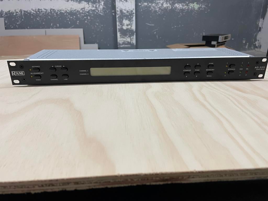 Rane AD 22s audio delay, Ophalen of Verzenden, Gebruikt