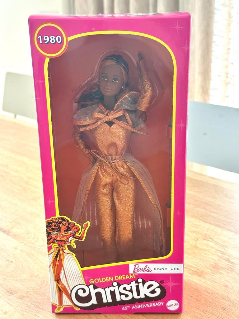 Barbie Golden Dream Christie 1980 reproductie Mattel, Verzamelen, Ophalen of Verzenden, Nieuw, Pop