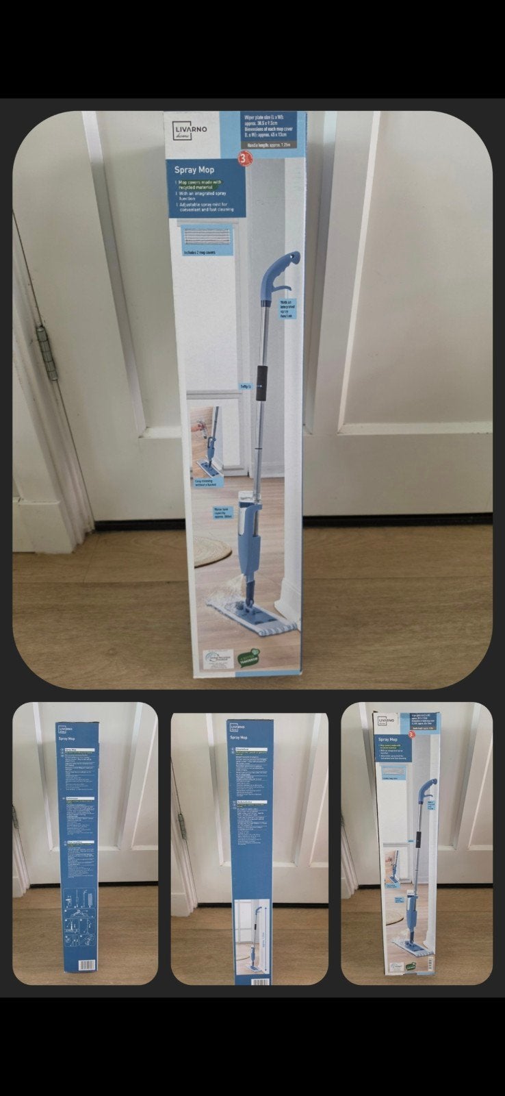 LIVARNO HOME Spray Mop geïntegreerde sproeifunctie ruilen, Ophalen