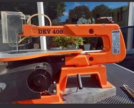 Atika DKV 400 figuurzaag, Doe-het-zelf en Verbouw, Gereedschap | Zaagmachines, Ophalen, Zo goed als nieuw, Figuurzaag, Atika