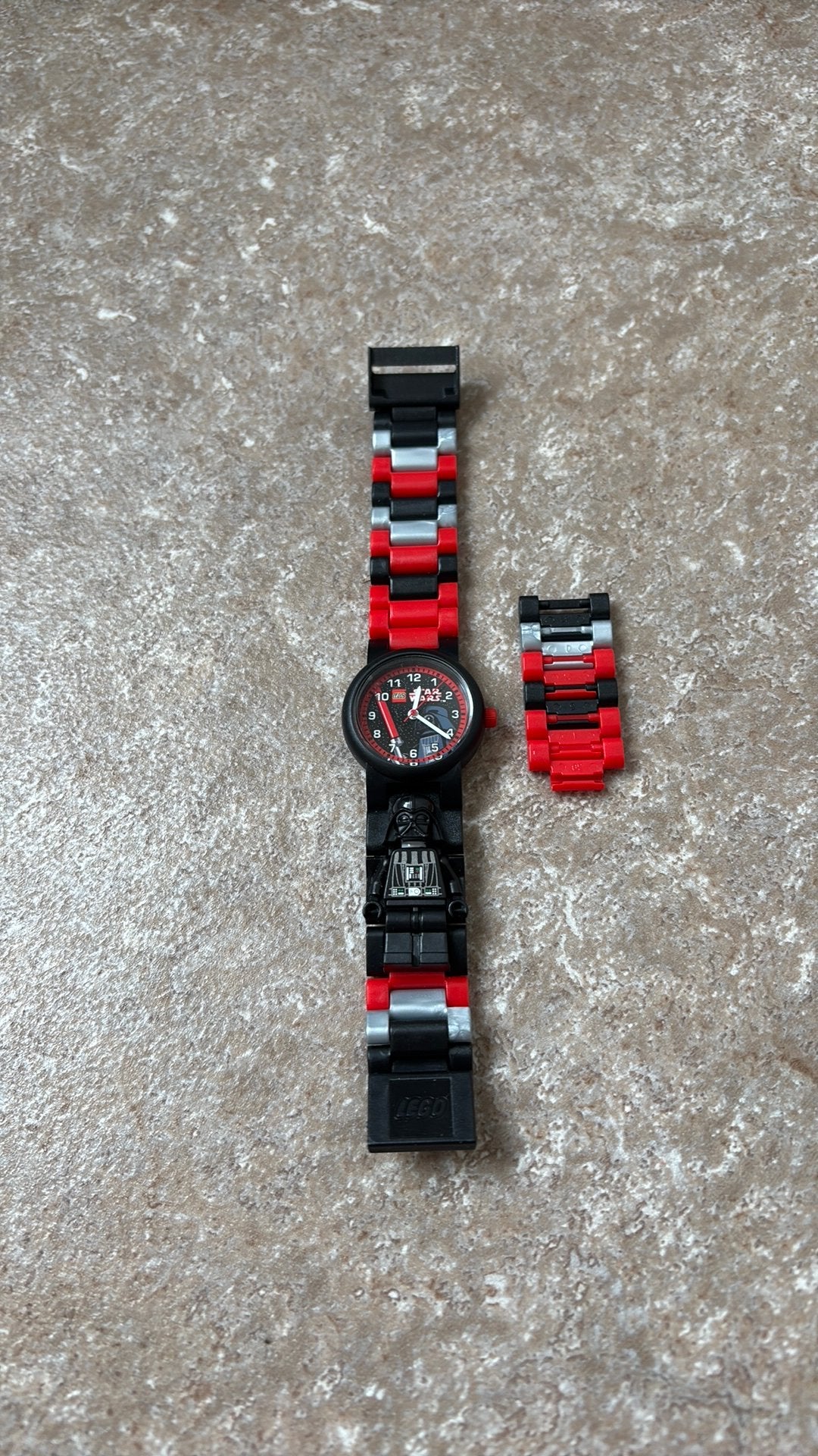 Lego horloge Starwars Darth Vader, Ophalen of Verzenden, Zo goed als nieuw