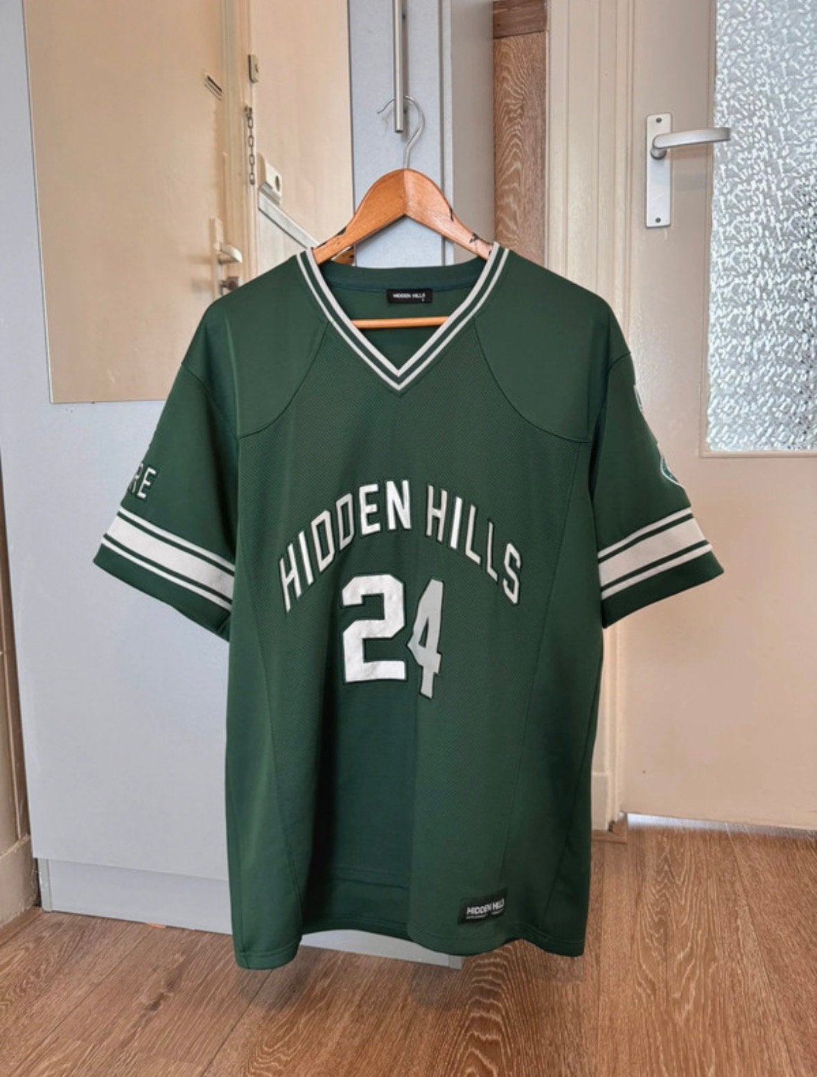 Hidden Hills LA football jersey donkergroen, Verzenden, Zo goed als nieuw, Maat 46 (S) of kleiner, Groen