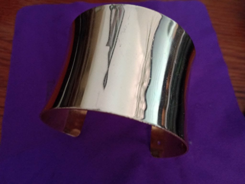 Prachtige Brede Goldtone Manchet Armband, Verzenden, Nieuw, Goud, Overige materialen