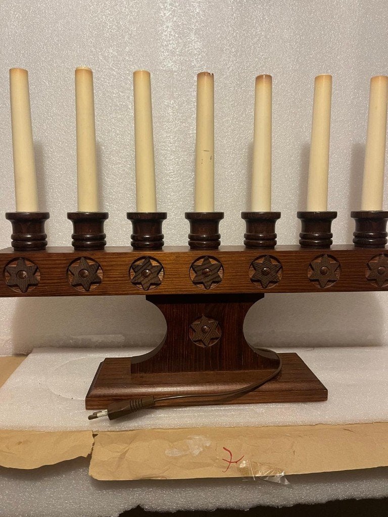 Vintage Philips elektrische adventskandelaar uit jaren 60/70, Ophalen of Verzenden