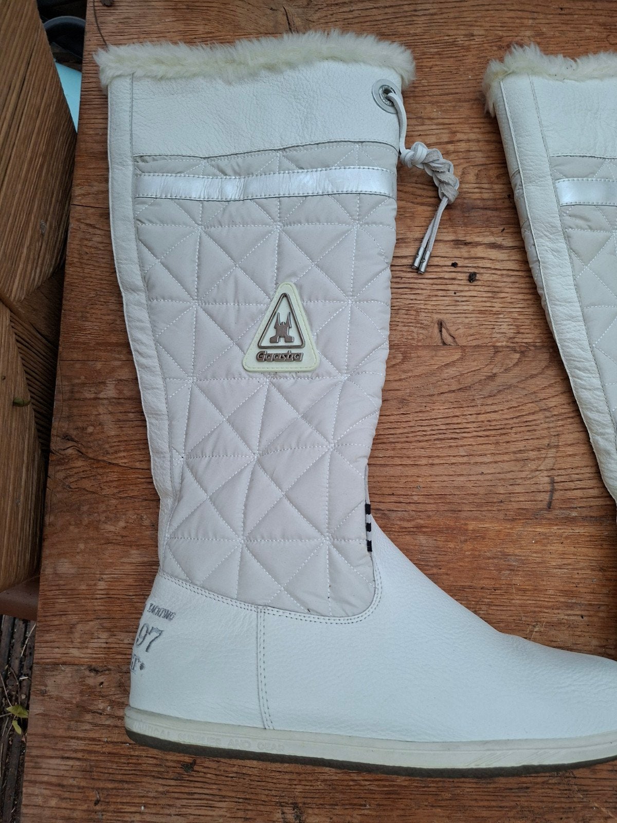 Nieuwe Gaastra dames laarzen - gevoerd, Maat 42, Kleding | Dames, Hoge laarzen, Gaastra, Wit, Nieuw