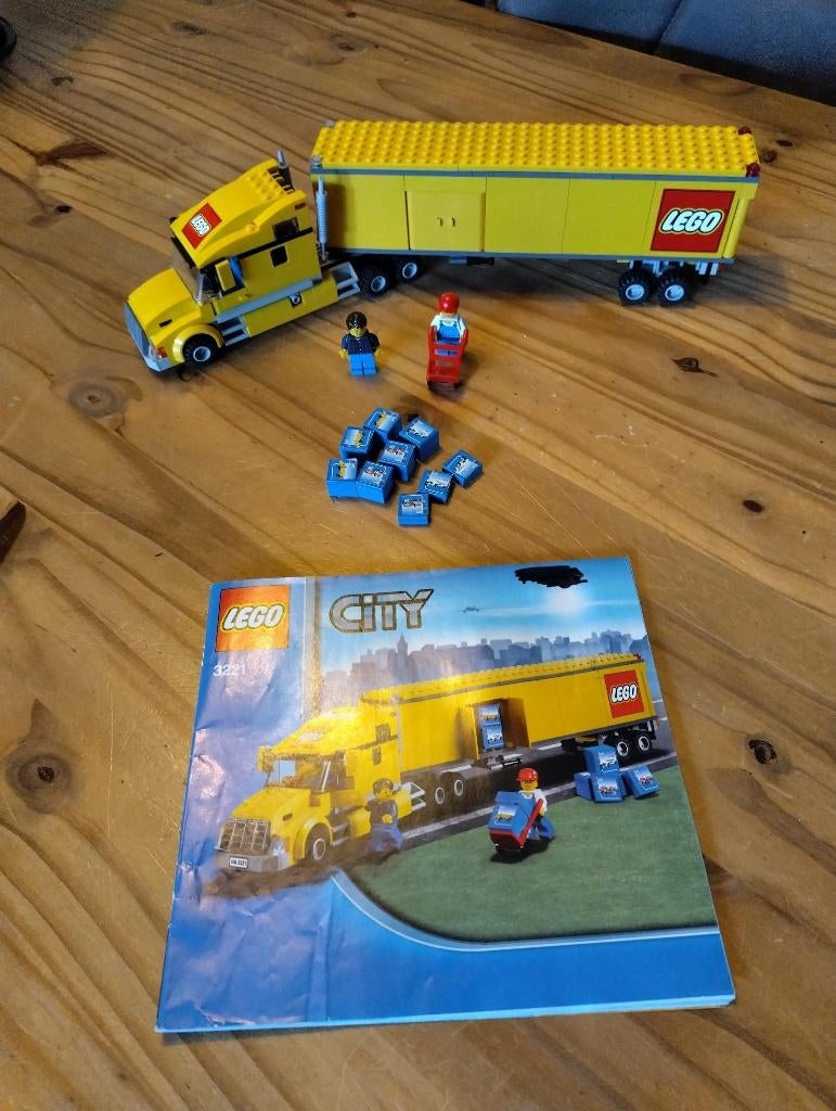 Lego 3221 City vrachtauto 2010, City, Lego, Ophalen of Verzenden, Complete set