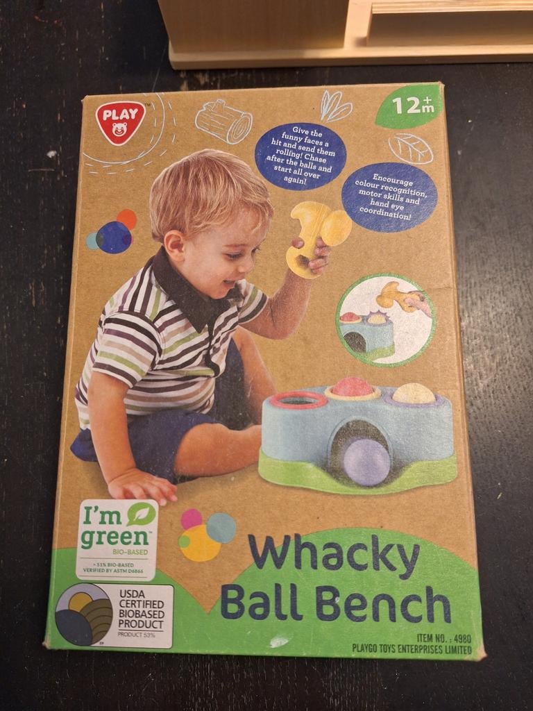 PLAY Whacky Ball Bench - Bio-based Speelgoed, Ophalen of Verzenden