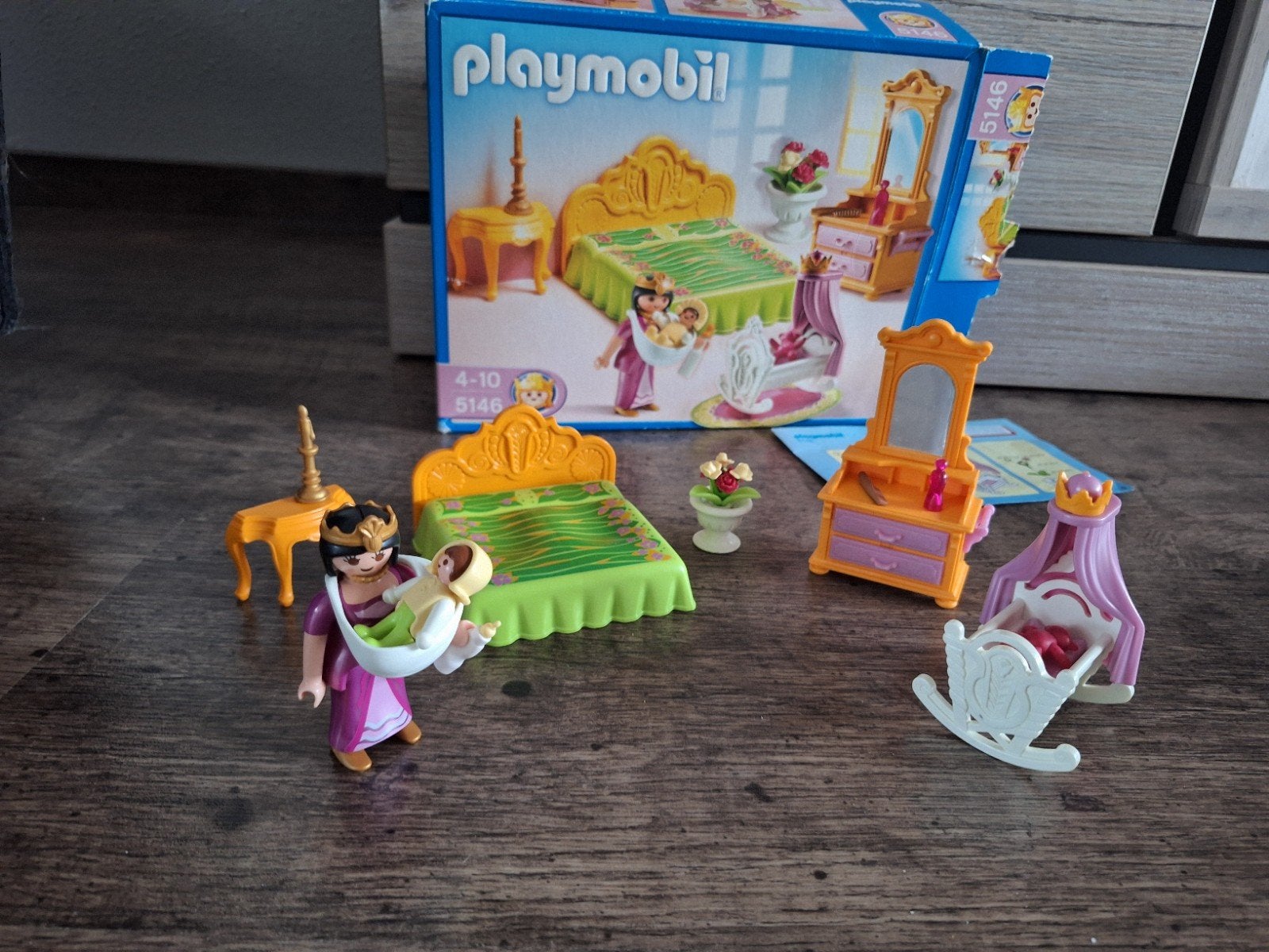 Playmobil 5146 Prinses Slaapkamer met Wiegje, Ophalen of Verzenden, Zo goed als nieuw, Overige typen