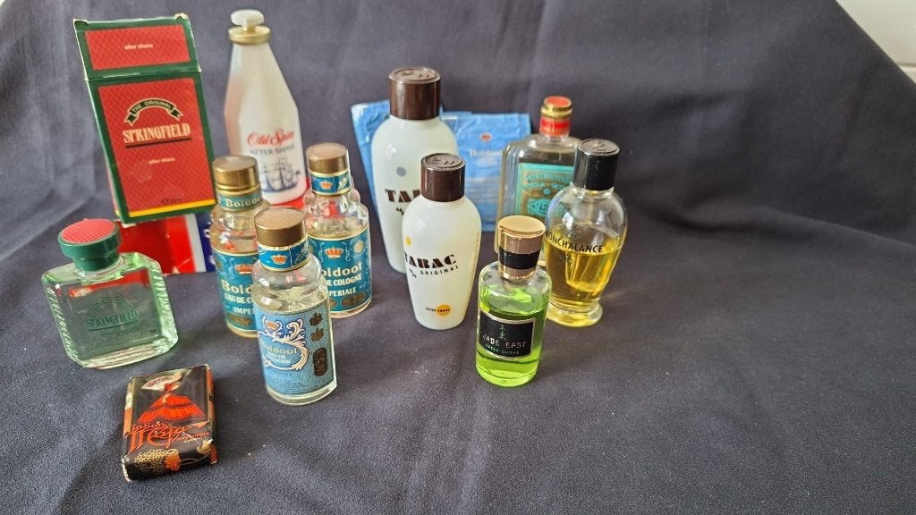 vintage  boldoot tabac old spice enz, Ophalen, Gebruikt, Parfumfles