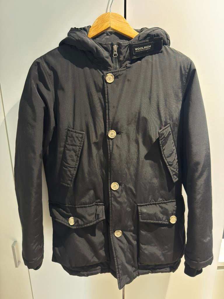 Originele Woolrich winterjas - Maat S - Zwart, Ophalen of Verzenden, Zo goed als nieuw, Maat 46 (S) of kleiner, Zwart
