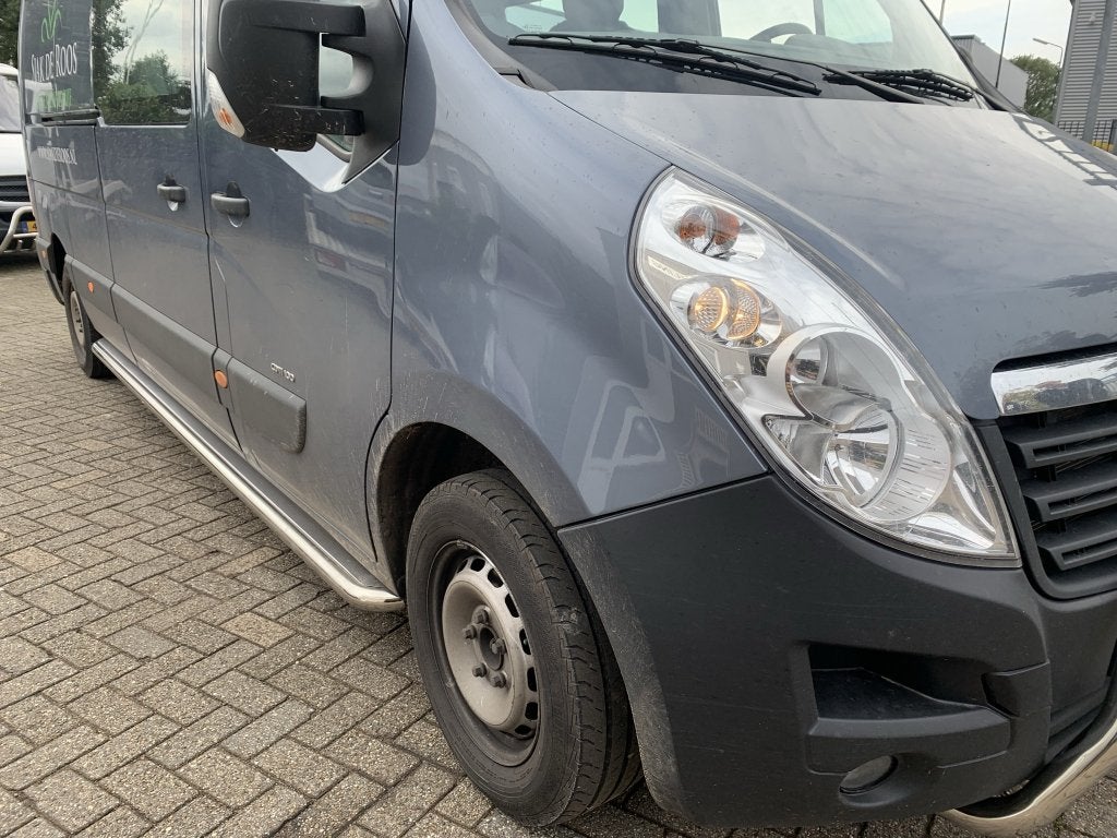 Opel Movano IV Nissan interstar Sidebars met rvs platen