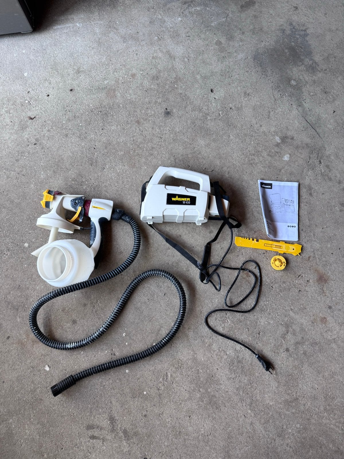 Wagner Wall Sprayer W 450 Verfspuit, Ophalen of Verzenden, Zo goed als nieuw, Verfspuit of Verfpomp