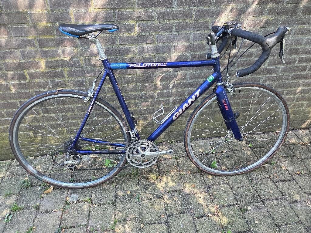 Vintage Giant Peloton 8400 Racefiets, Ophalen, Gebruikt, 10 tot 15 versnellingen, Velgrem