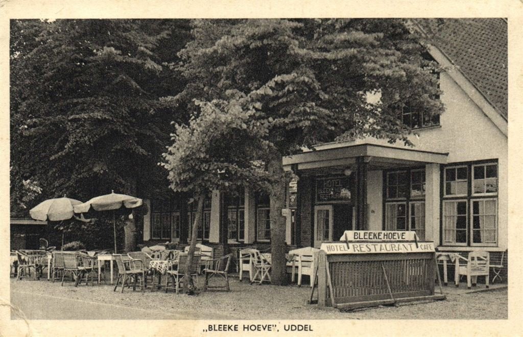 Bleeke Hoeve, Uddel - HCR - B-keus - ongelopen, Ophalen of Verzenden, 1940 tot 1960, Gelopen, Noord-Brabant