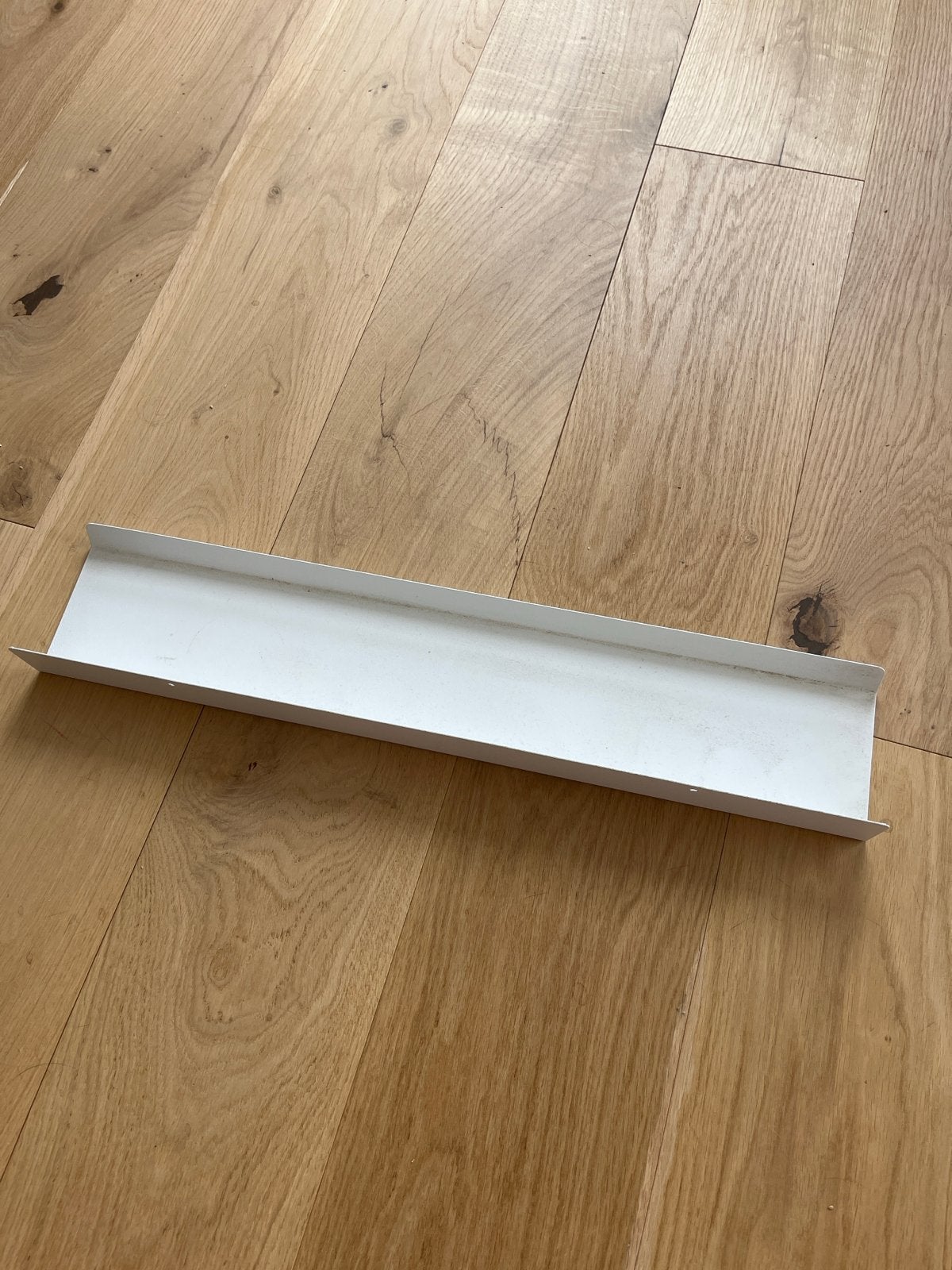 Witte kabelgoot / afdeklijst 60x5 cm, Ophalen, Gebruikt