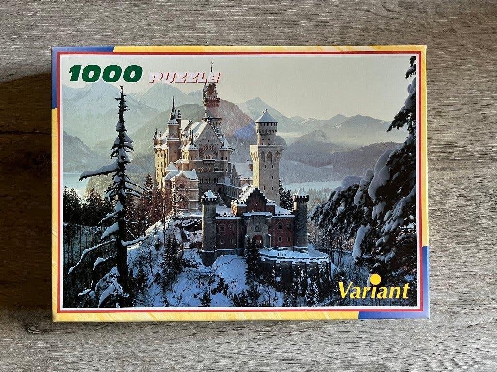 Puzzel Neuschwanstein, Ophalen of Verzenden, 500 t/m 1500 stukjes, Zo goed als nieuw, Legpuzzel