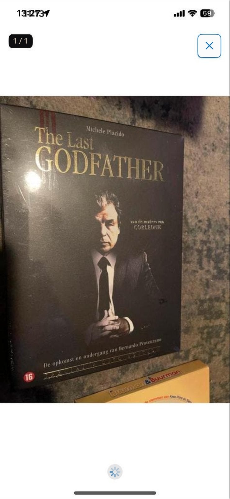 The Last Godfather DVD - Michele Placido, Vanaf 16 jaar, Ophalen of Verzenden, Gebruikt, Maffia en Misdaad