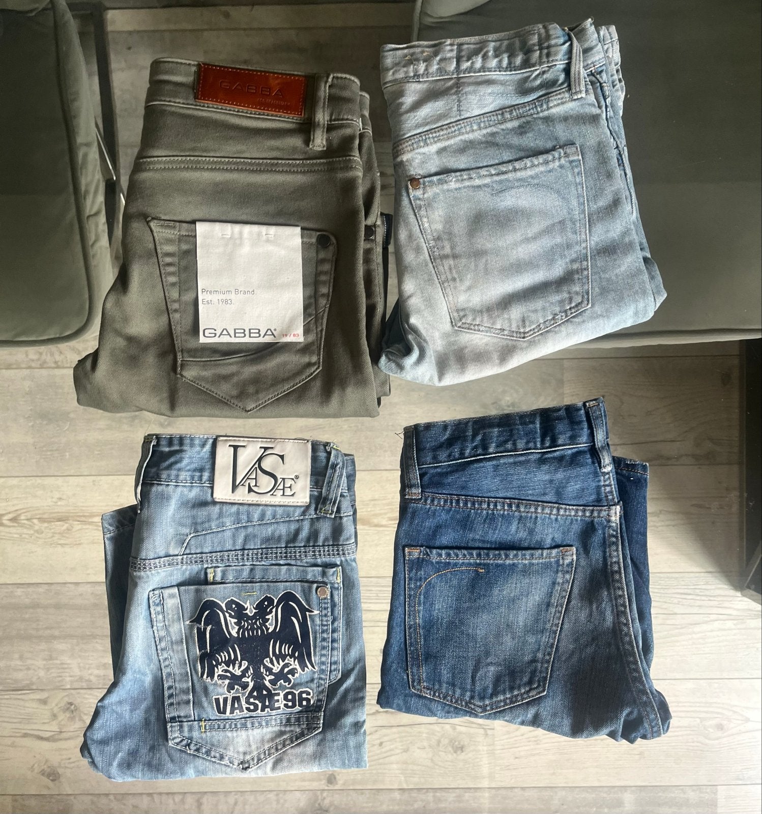Partij van 4 spijkerbroeken - Gabba, Vasæ, & Shorts, Kleding | Heren, Spijkerbroeken en Jeans, Ophalen of Verzenden, Gedragen