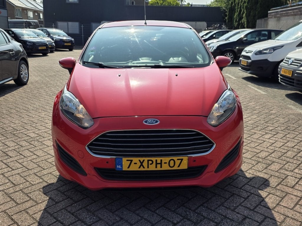 Ford Fiesta 1.0 EcoB. Hot Hatch, Airco, navigatie (bj 2014), Auto's, Voorwielaandrijving, Euro 5, Zwart, Start-stop-systeem