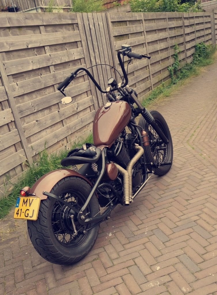 Honda Shadow VT600 Bobber Custom Hardtail | A2 | Uniek, 2 cilinders, 583 cc, Chopper, Gebruikt