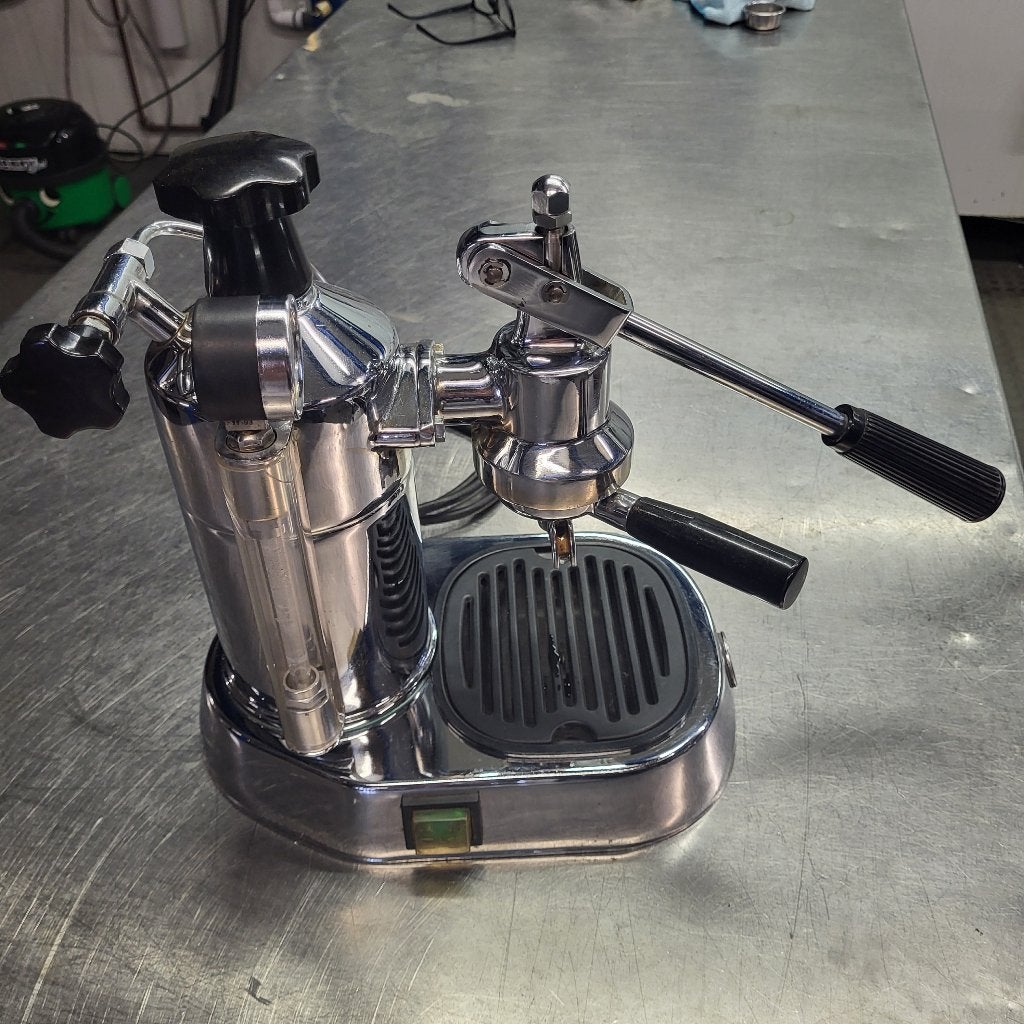 La Pavoni Europiccola Pro Lever Espressomachine, Ophalen of Verzenden, Gebruikt, Espresso apparaat