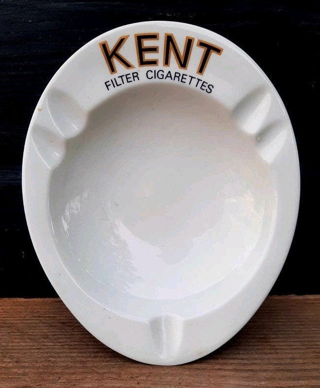 KENT - Café Asbak - (Villeroy & Boch / Vintage / Tabak), Ophalen of Verzenden, Zo goed als nieuw, Asbak
