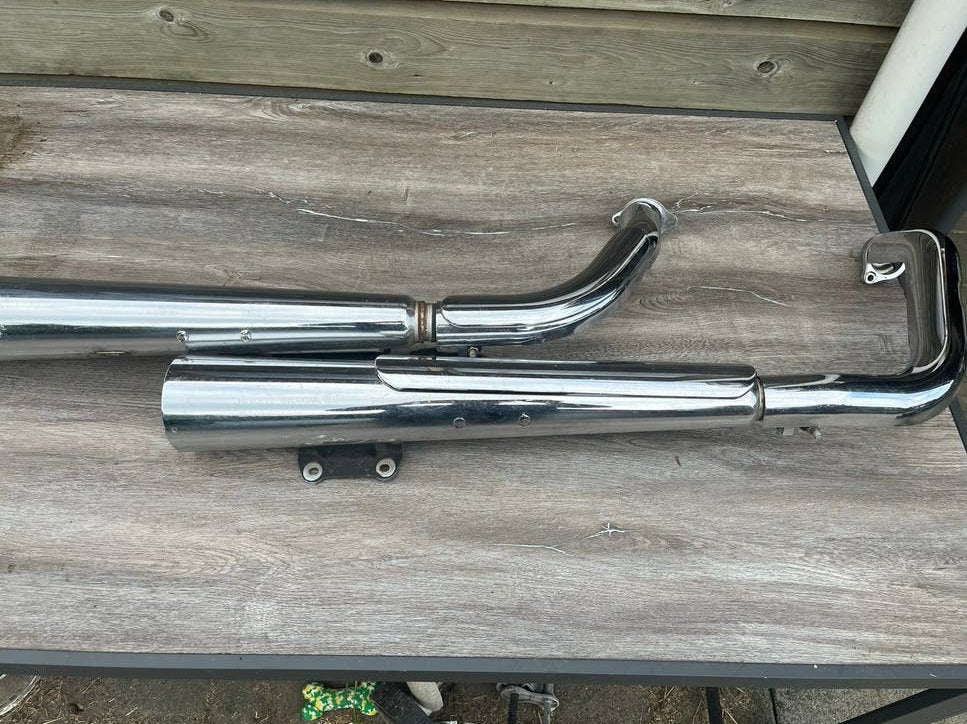 Honda Shadow VT750 Uitlaat 2001-2003 met balanspijp, Ophalen, Gebruikt