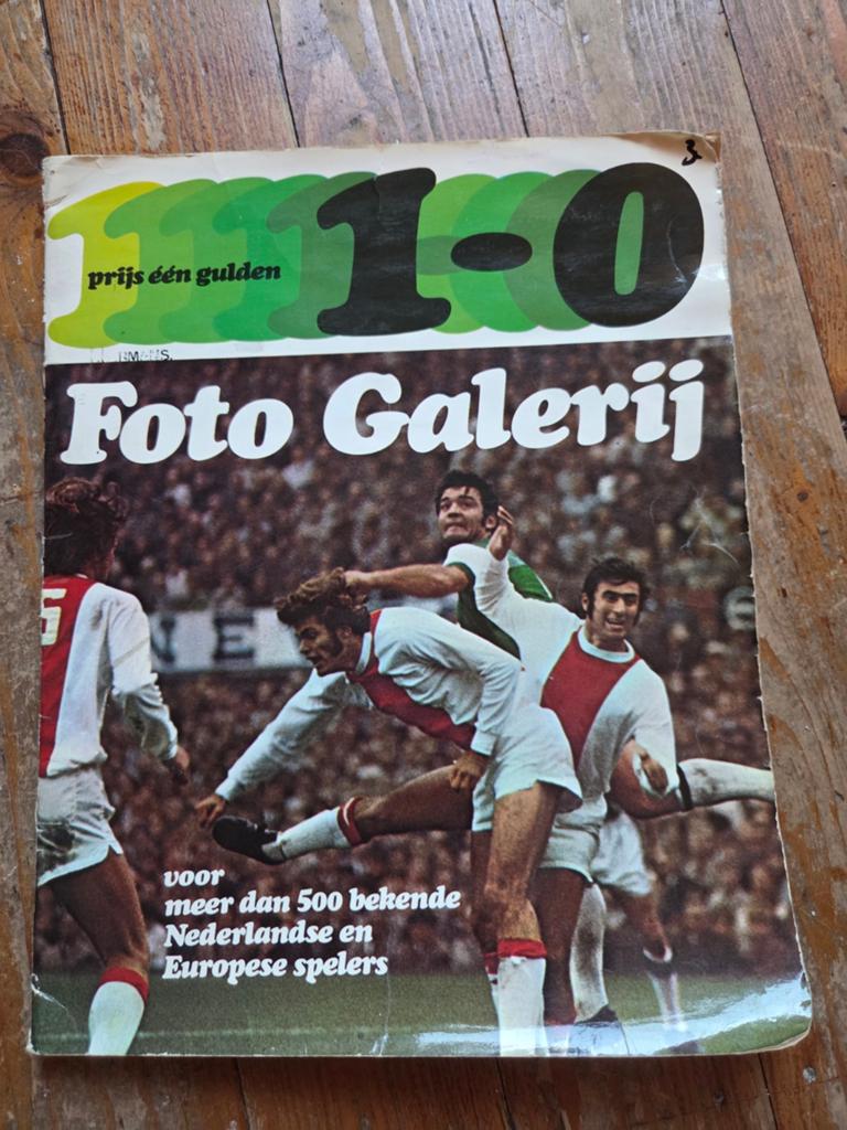 1-0 Foto Galerij 1970-1971 Compleet Voetbalalbum, Ophalen of Verzenden, Zo goed als nieuw, Poster, Plaatje of Sticker