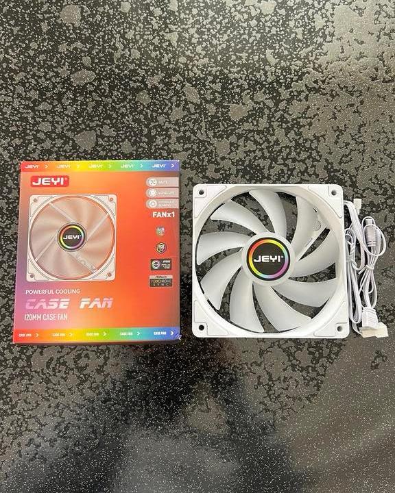 Pc Case Fan koeling ventilator 120mm met Rgb Instelbaar, Ophalen, Nieuw, Luchtkoeling