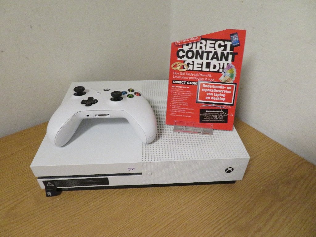 Xbox One S 1TB Disc | Pawn Eindhoven, Spelcomputers en Games, Ophalen, Gebruikt, Xbox One S, 1 TB