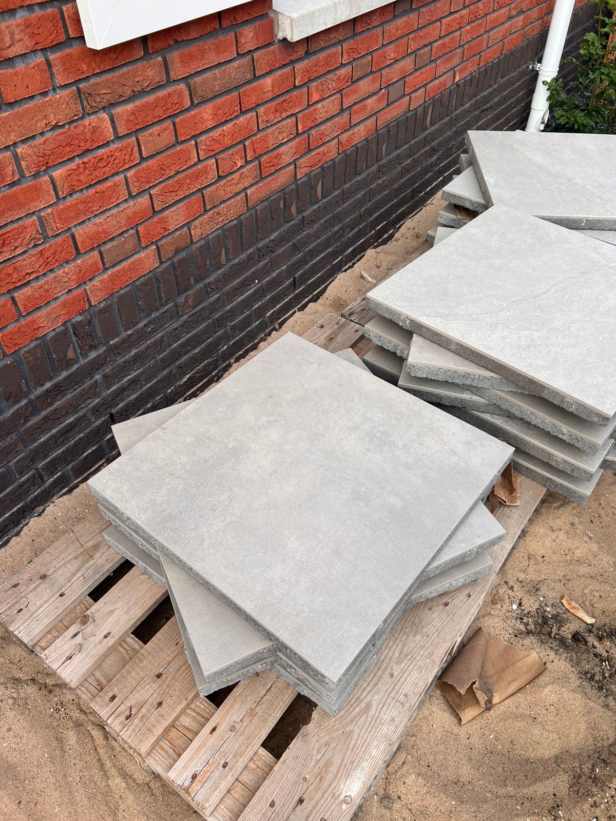9x GeoCeramica Ipanema Stormy Grey 60x60x4cm (keramisch), Ophalen, Keramiek, Nieuw, Minder dan 5 m²