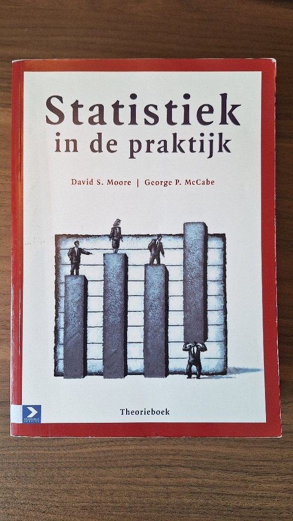 Statistiek in de praktijk - Theorieboek, David Moore, George McCabe, Zo goed als nieuw, Beta, HBO