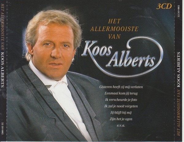 Koos Alberts –Het Allermooiste Van Koos 3cds, Ophalen of Verzenden, Zo goed als nieuw, Levenslied of Smartlap