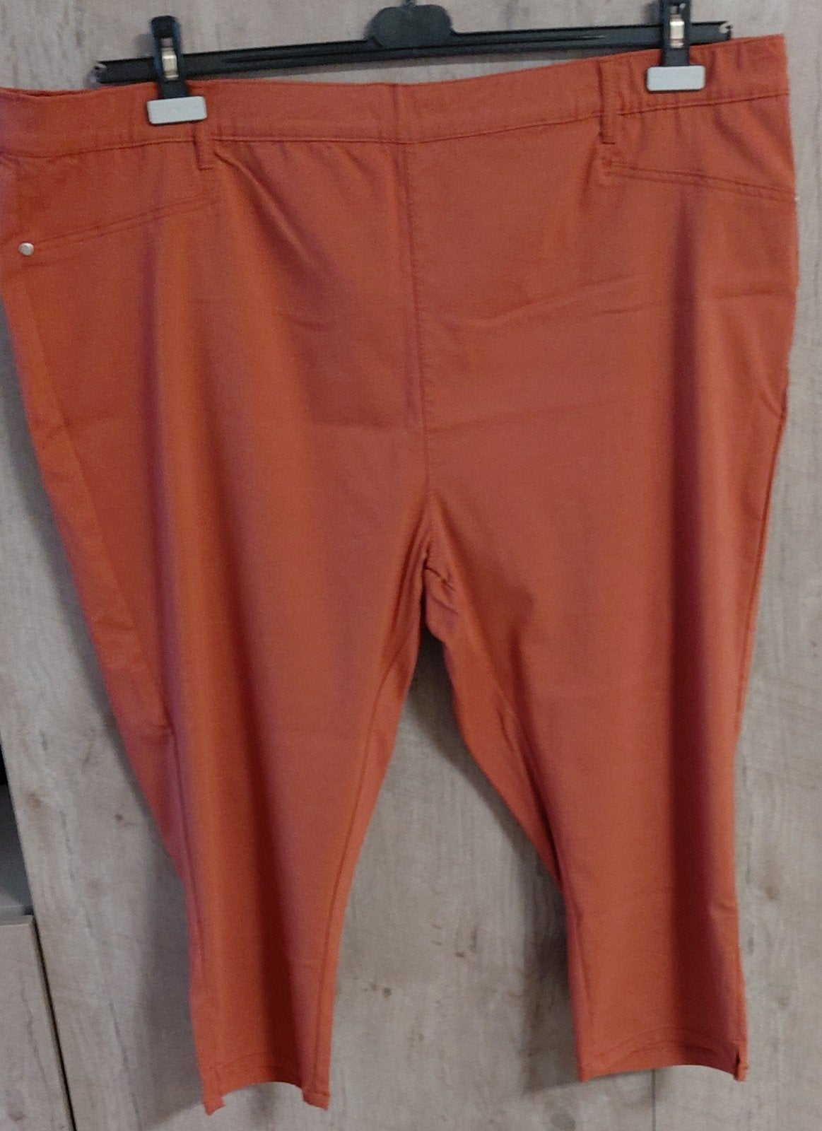Janina Curved Driekwart Broek Maat 54 roestkleur, Ophalen of Verzenden