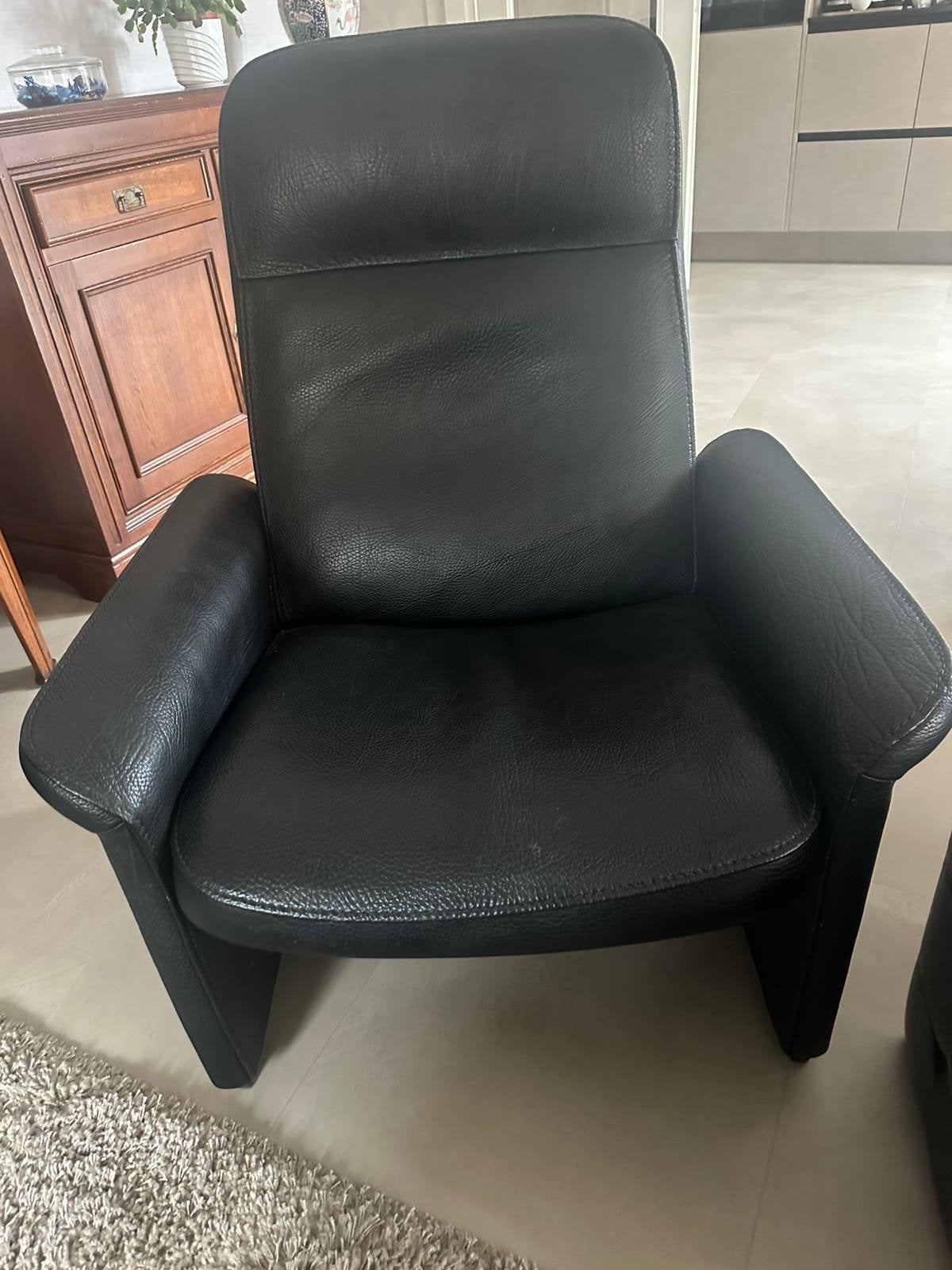 Leren fauteuil Stressless type Consul - Zwart, Huis en Inrichting, Ophalen, Gebruikt, Leer, 75 tot 100 cm